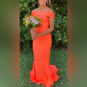 Orange prom/ formal dress